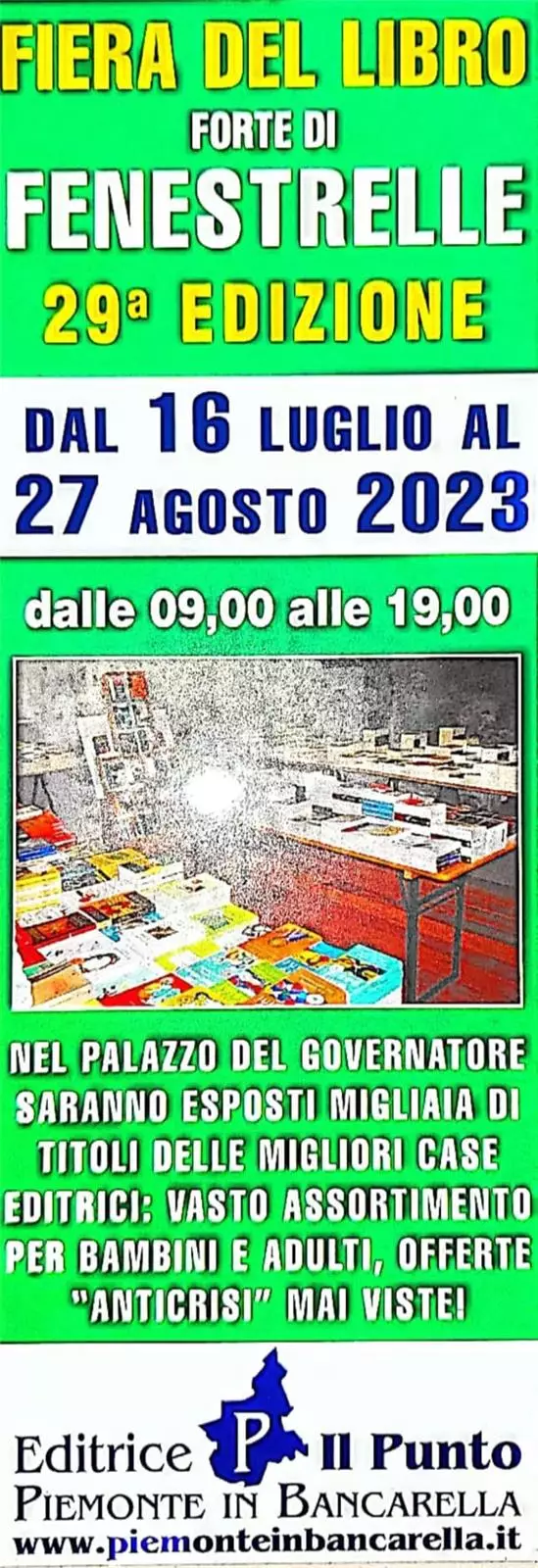 Fiera del Libro al Forte di fenestrelle